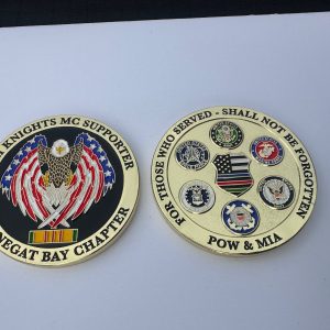 Nam Knights Support Challenge Coin - Barnegat Bay Chapter