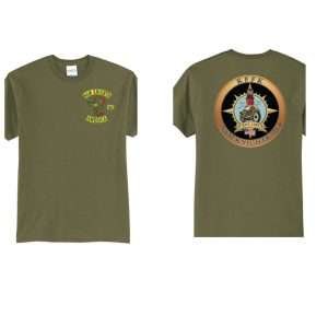 "Members only" OD Green Tee Shirt with Ribbon MO-002